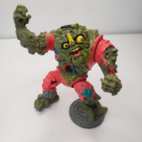 1990 Muckman Playmates Vintage Teenage Mutant Ninja Turtles TMNT Action Figure - Picture 1 of 14